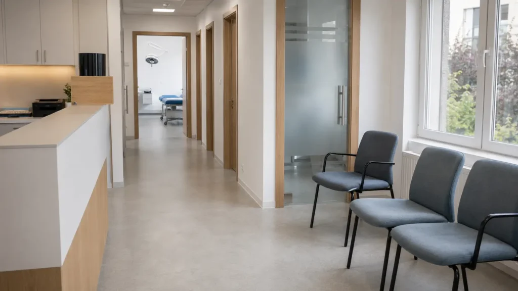 Spațiu medical igienizat profesional centru medical privat Cluj-Napoca