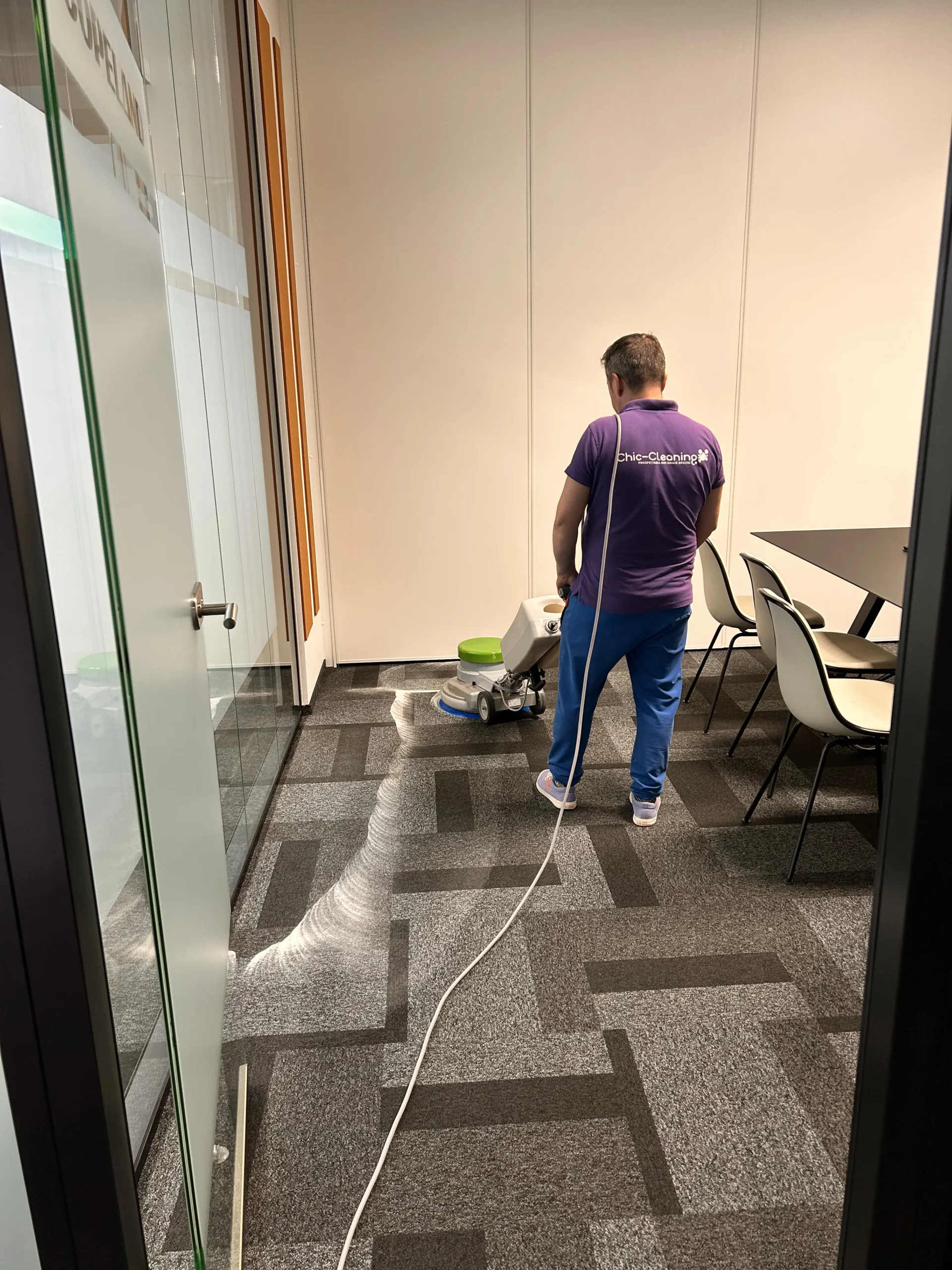Spălare mochete și tapițerii cu aparat profesional de curățare în profunzime